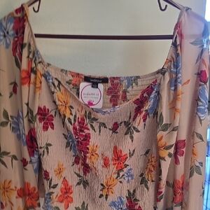 Sundays Multicolor Floral Blouse